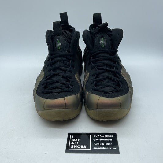 Size 10 - Nike Foamposite Pro Gym Green Brown Black Suede Leather (624041-302)