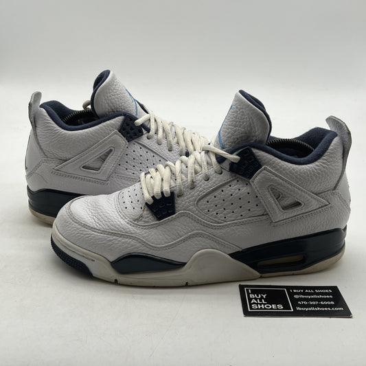 Size 9 - Air Jordan 4 Retro LS Columbia (314254-107)