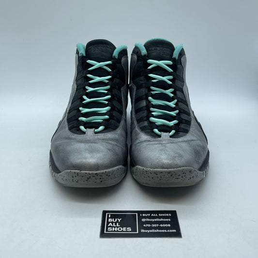 Size 12 - Air Jordan 10 Retro Lady Liberty Grey Black Leather (705178-045)