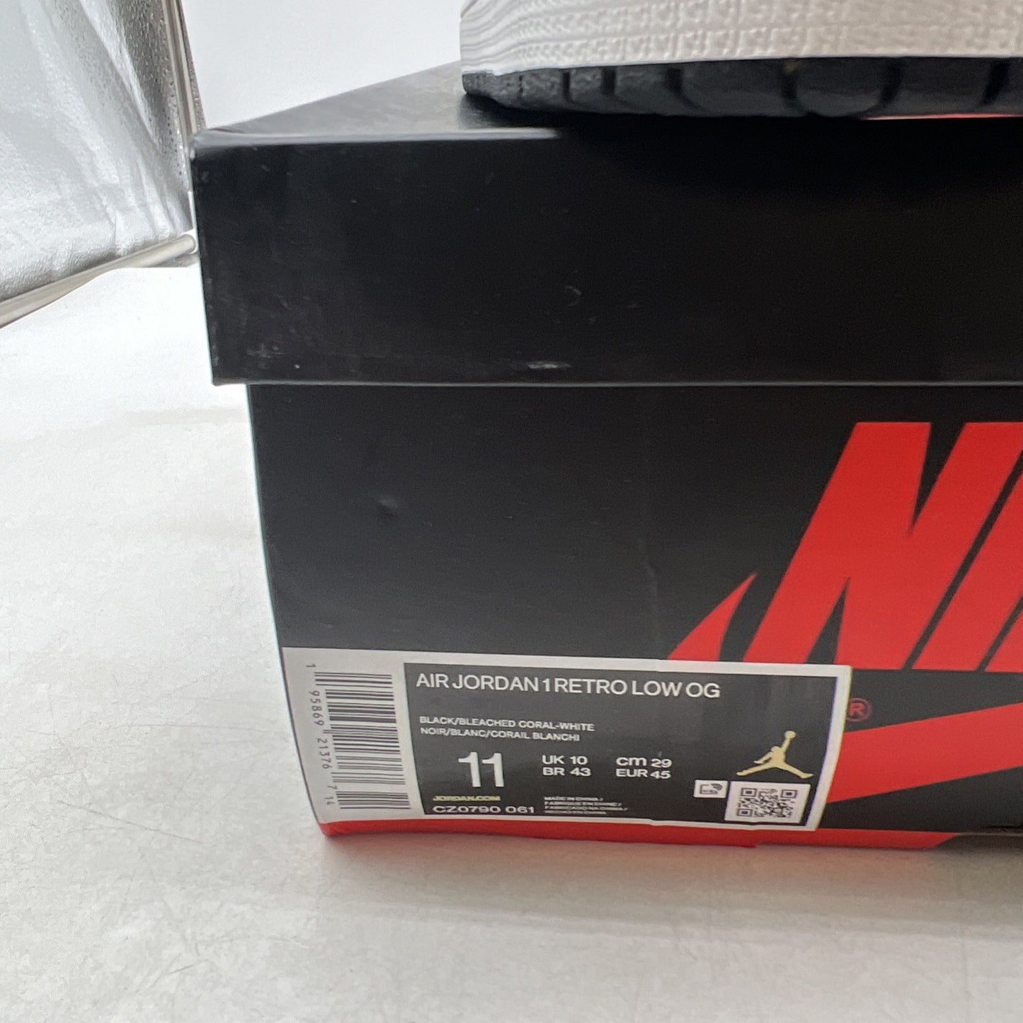 Size 11 - Air Jordan 1 Low OG Bleached Coral (CZ0790-061)