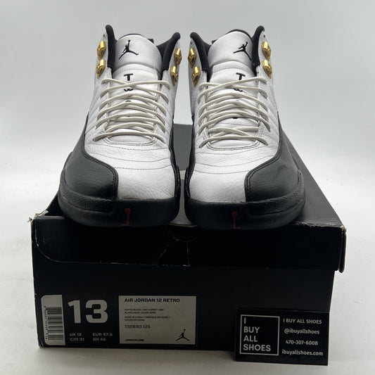 Size 13 - Air Jordan 12 Retro taxi release 2013 (130690-125)