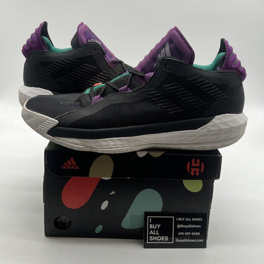 Size 11 - Adidas Dame 6 Purple Tongue (EH2071)