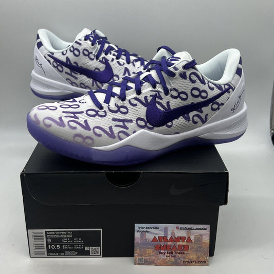 Kobe 8 Protro Court Purple Size 9 Mens Brand New Og All