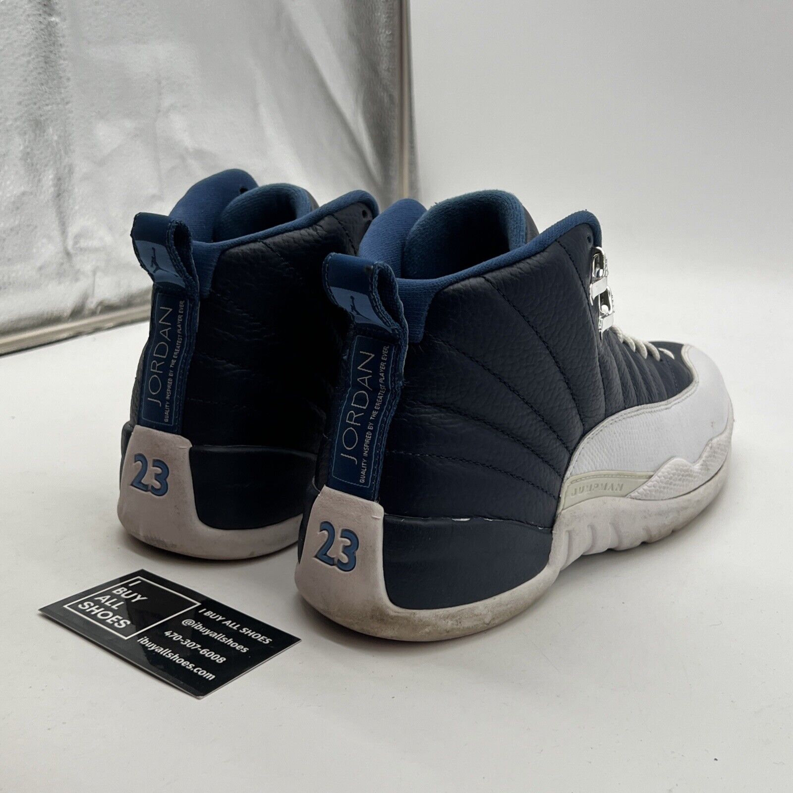 Size 8.5 - Air Jordan 12 Retro 2012 Obsidian (130690-410)
