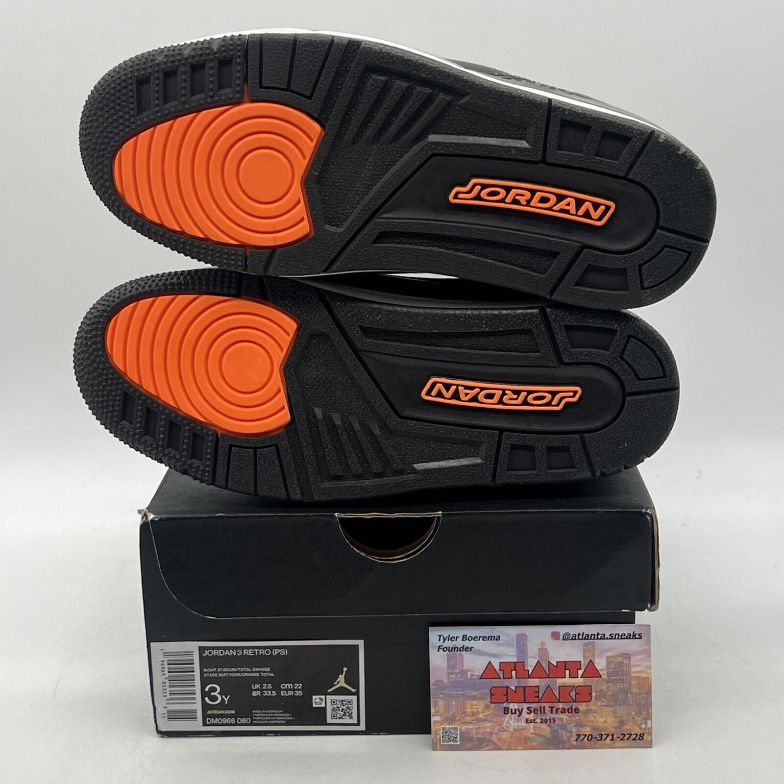 Size 3 (PS) - Jordan 3 Retro 2023 Mid Fear Pack Grey White Suede (DM0966-080)