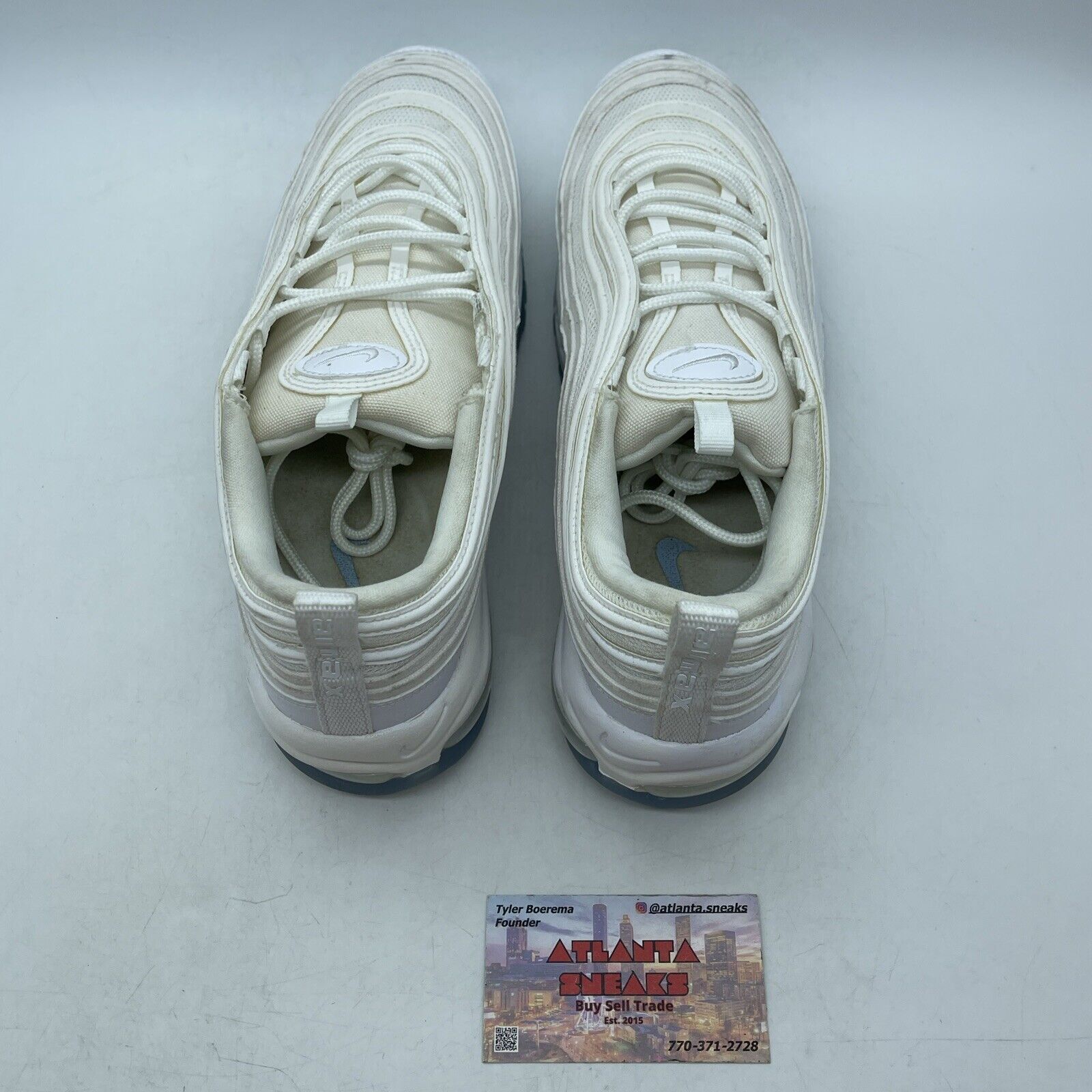 Size 9.5 - Nike Air Max 97 White Ice Leather (CT4526-100)
