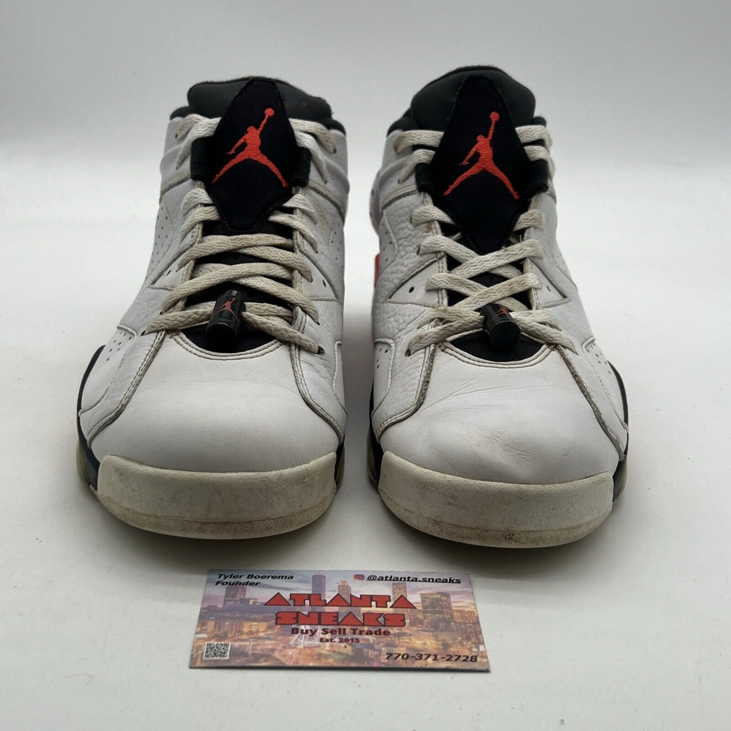 Size 12 - Air Jordan 6 Low White Infrared (304401-123)