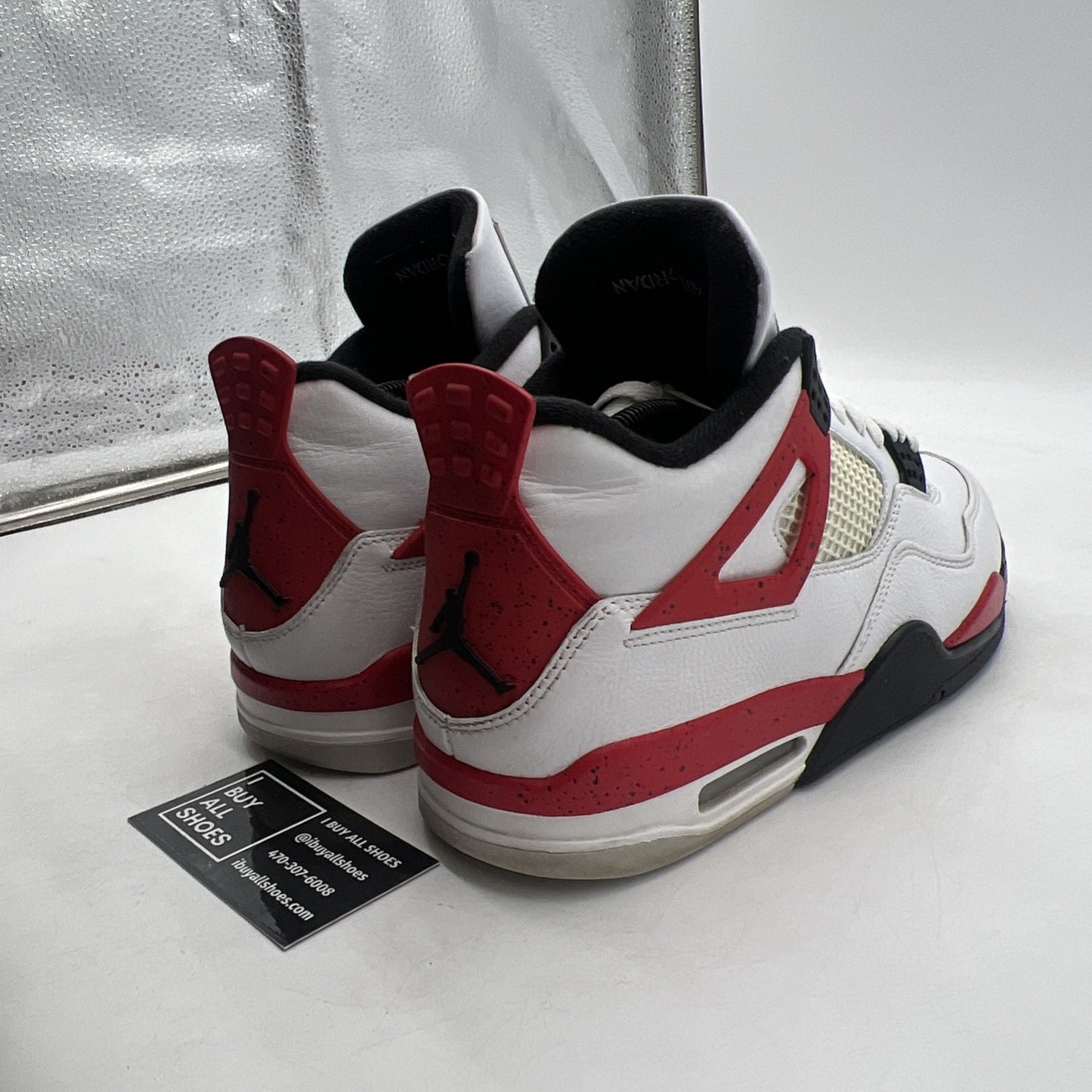 Size 10 - Air Jordan 4 Retro Mid Red Cement (DH6927-161)