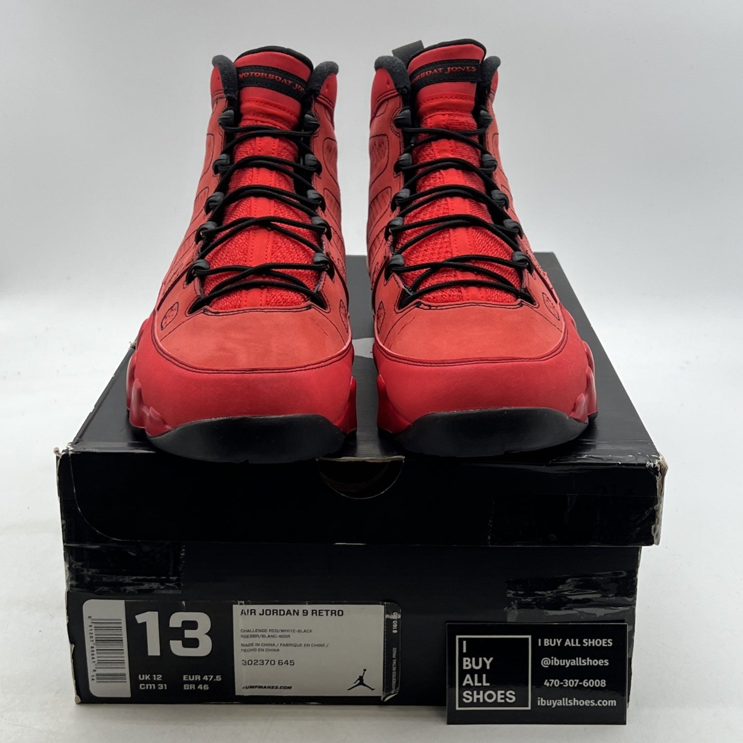 Size 13 - Air Jordan 9 Retro Motorboat Jones (302370-645)