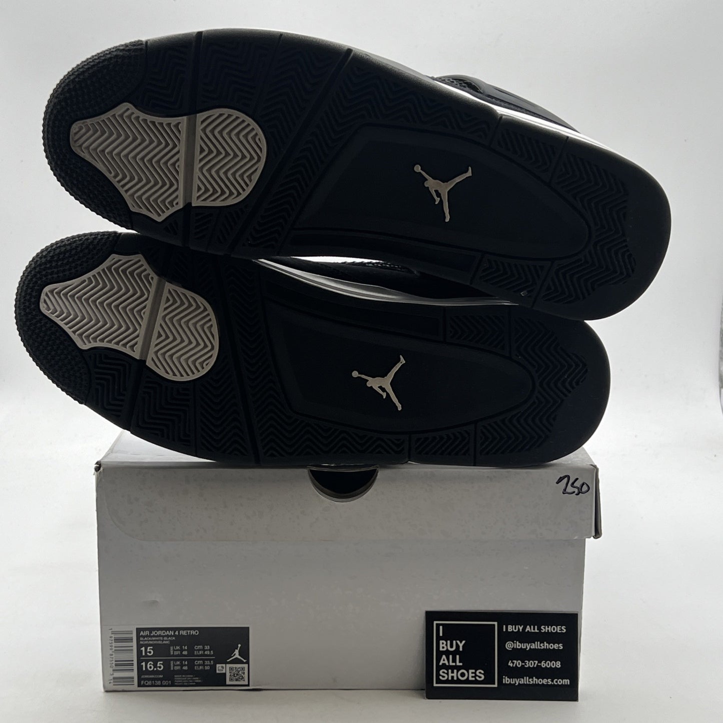 Size 15 - Air Jordan 4 Retro White Thunder (FQ8138-001)