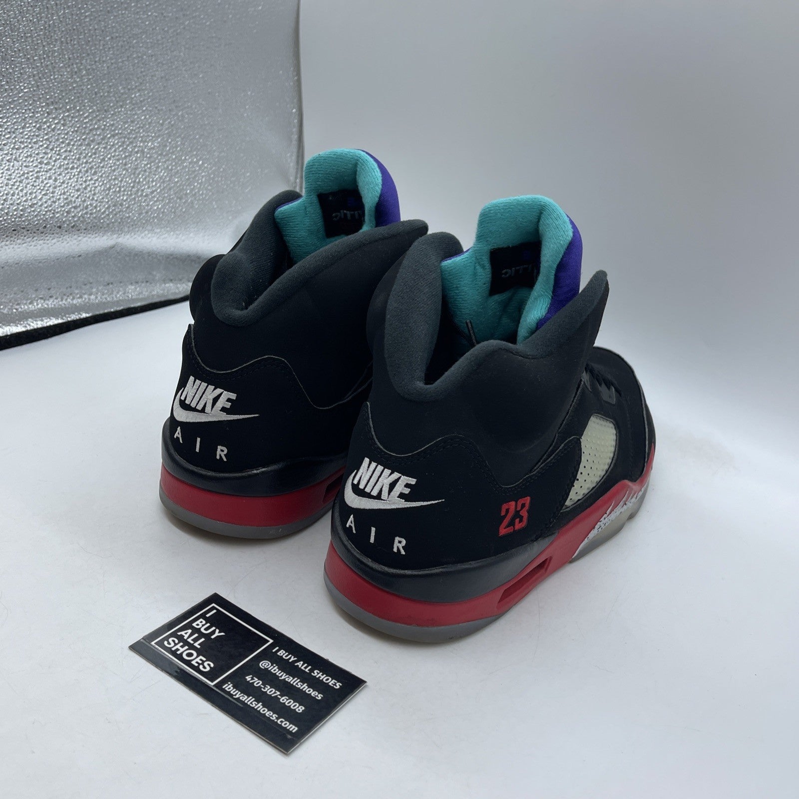 Size 11.5 - Air Jordan 5 Retro Top 3 Black 2020 (CZ1786-001)