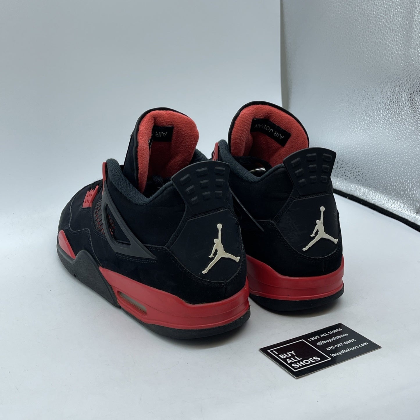 Size 13 - Jordan 4 Retro Mid Red Thunder Red Black White Suede (CT8527-016)