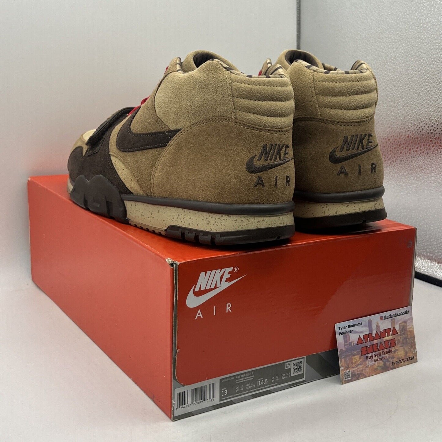 Size 13 - Nike Air Trainer 1 2022 Shima Shima Brown Red (DV6998-200)