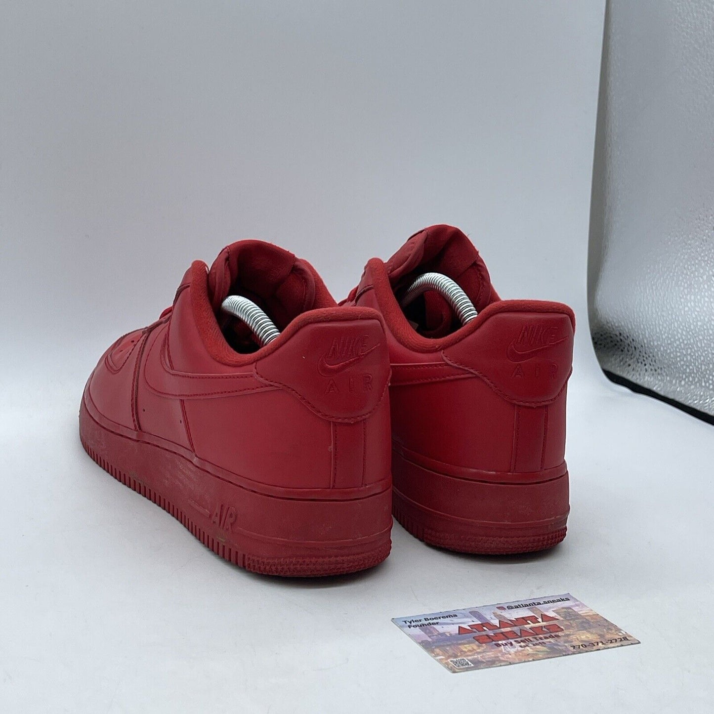 Size 9 - Nike Air Force 1 Low Triple Red Leather (CW6999-600)