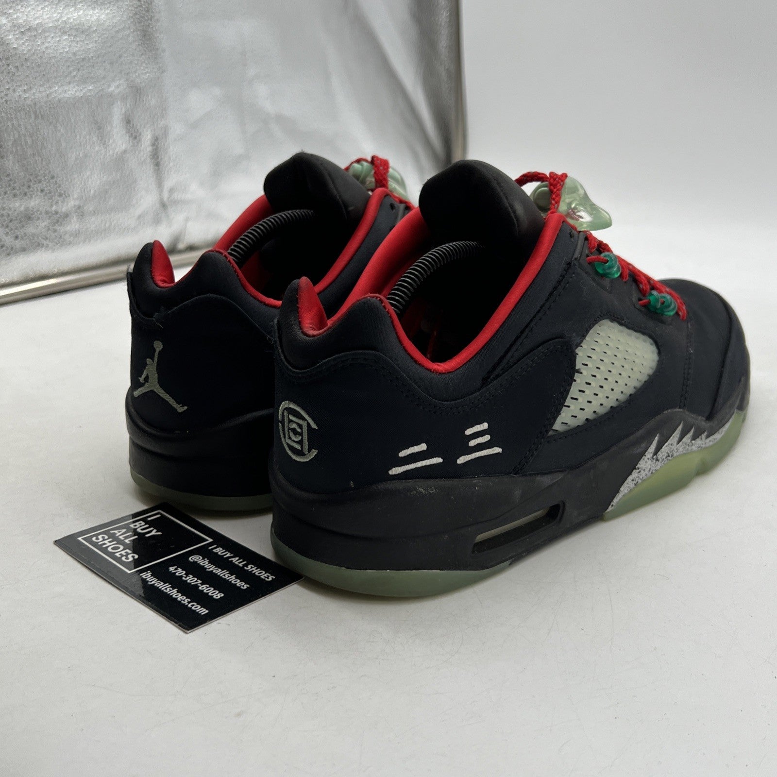 Size 10.5 - Air Jordan 5 Low x Clot Anthracite 2022 (DM4640-036)