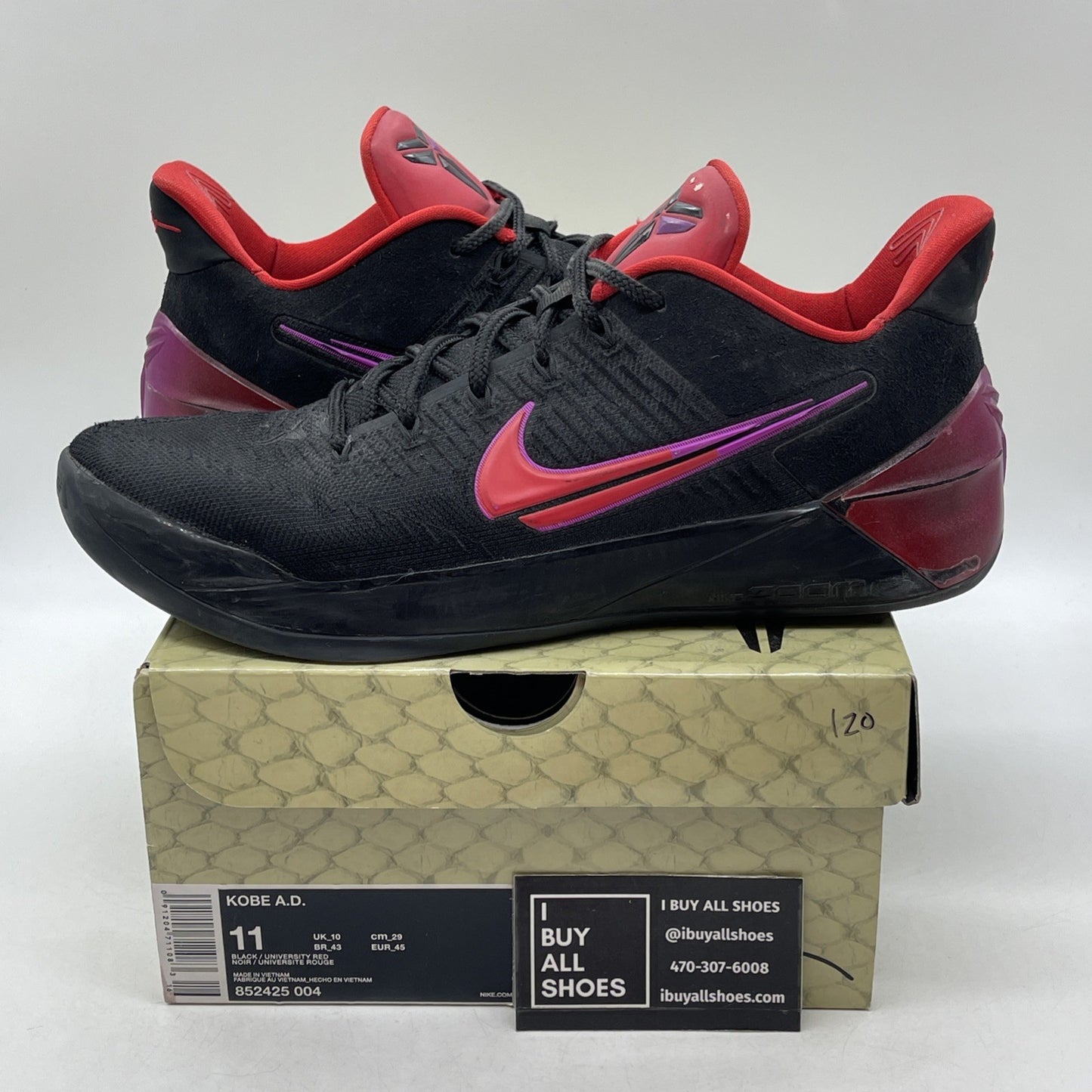 Size 11 - Nike Kobe A.D. Flip the Switch (852425-004)