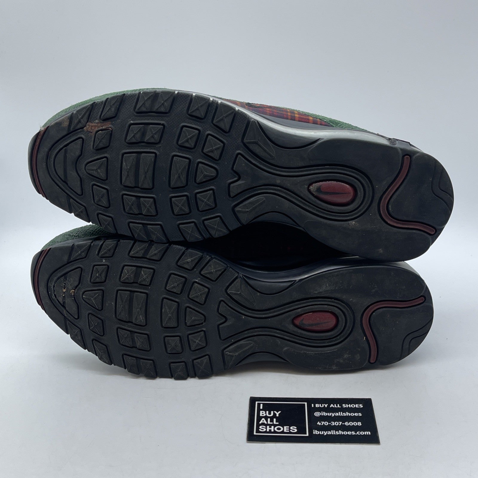 Size 11.5 - Nike Air Max 97 NRG Jacket Pack Green Black Suede (AT6145-600)