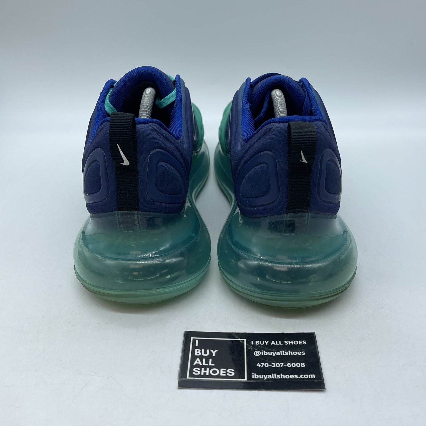 Size 11 - Nike Air Max 720 Sea Forest Blue Green Black Suede (AO2924-400)