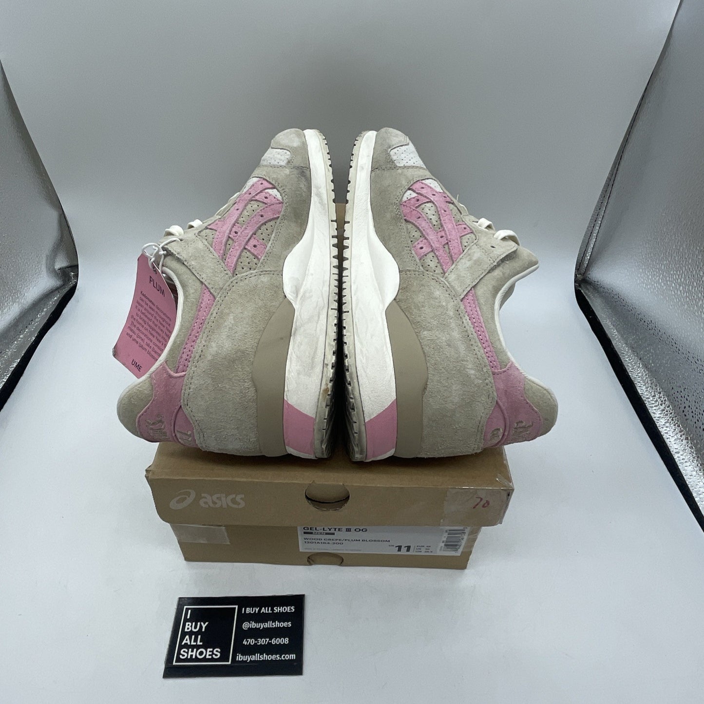 Size 11 - Asics Gel Lyte 3 OG Wood Crepe Blossom (1201A164-200)