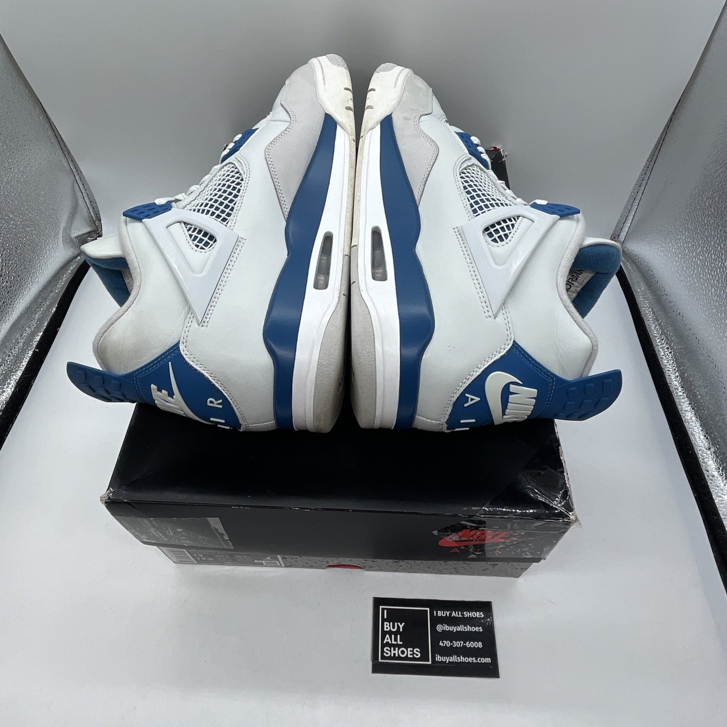 Size 13 - Air Jordan 4 Retro 2024 Military Blue (FV5029-141)