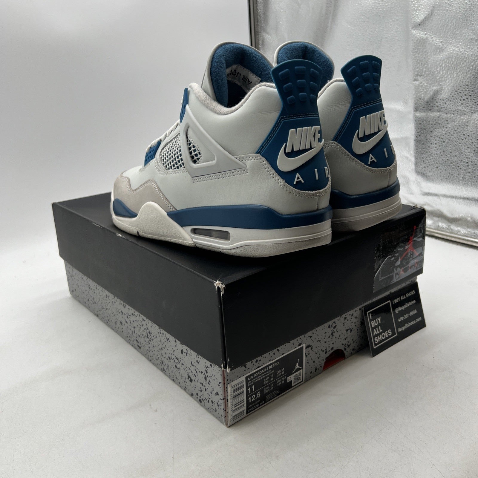 Size 11 - Air Jordan 4 Retro 2024 Military Blue (FV5029-141)