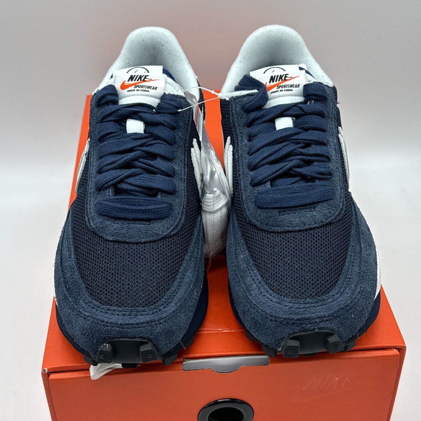 Size 5 - Nike LDV Waffle x Fragment Design x sacai Low Blackened Blue