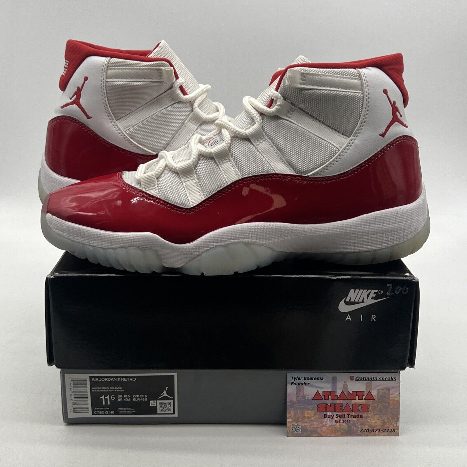 Size 11.5 - Air Jordan 11 Retro High Cherry (CT8012-116)