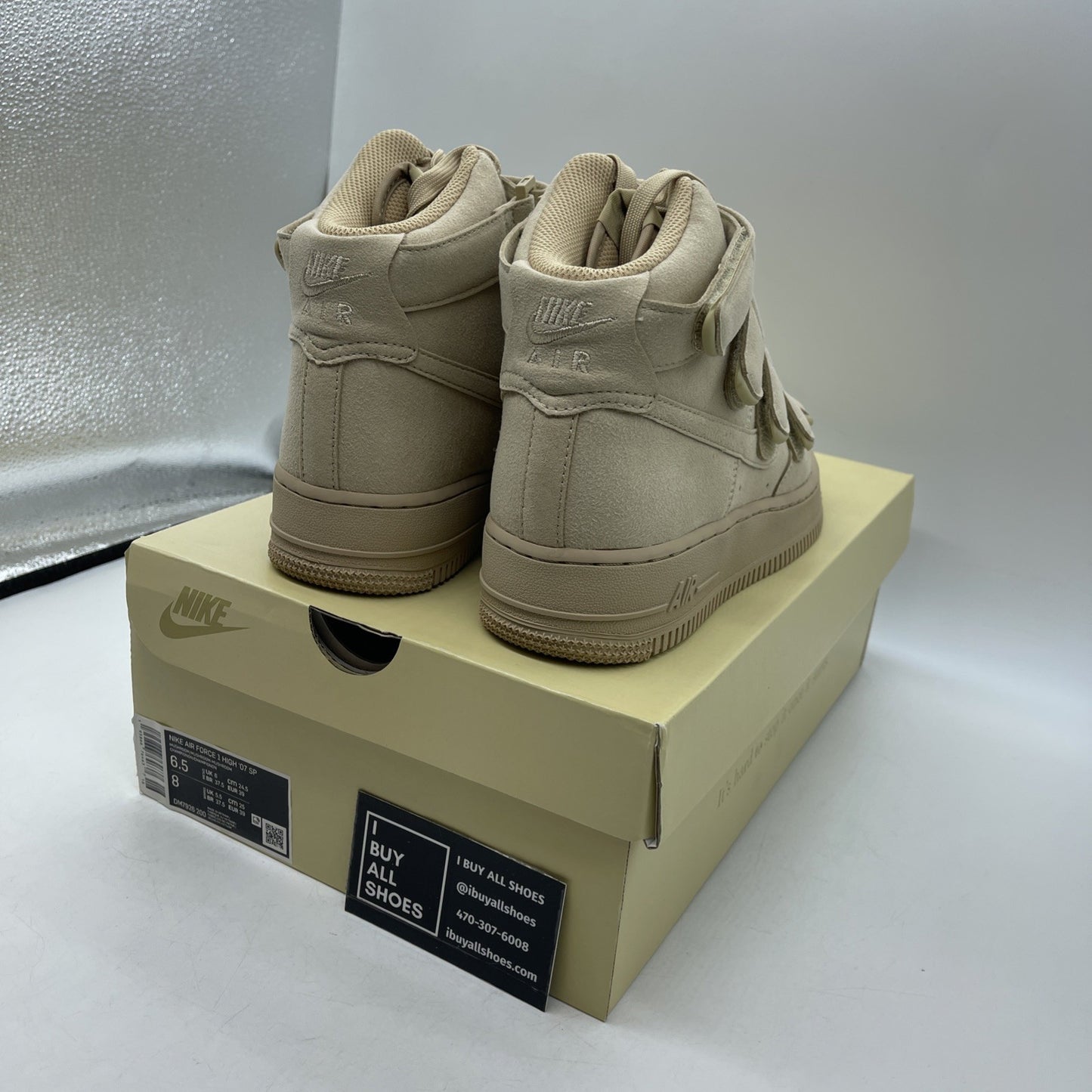 Size 6.5 - Nike Billie Eilish x Air Force 1 '07 SP High Mushroom (DM7926-200)