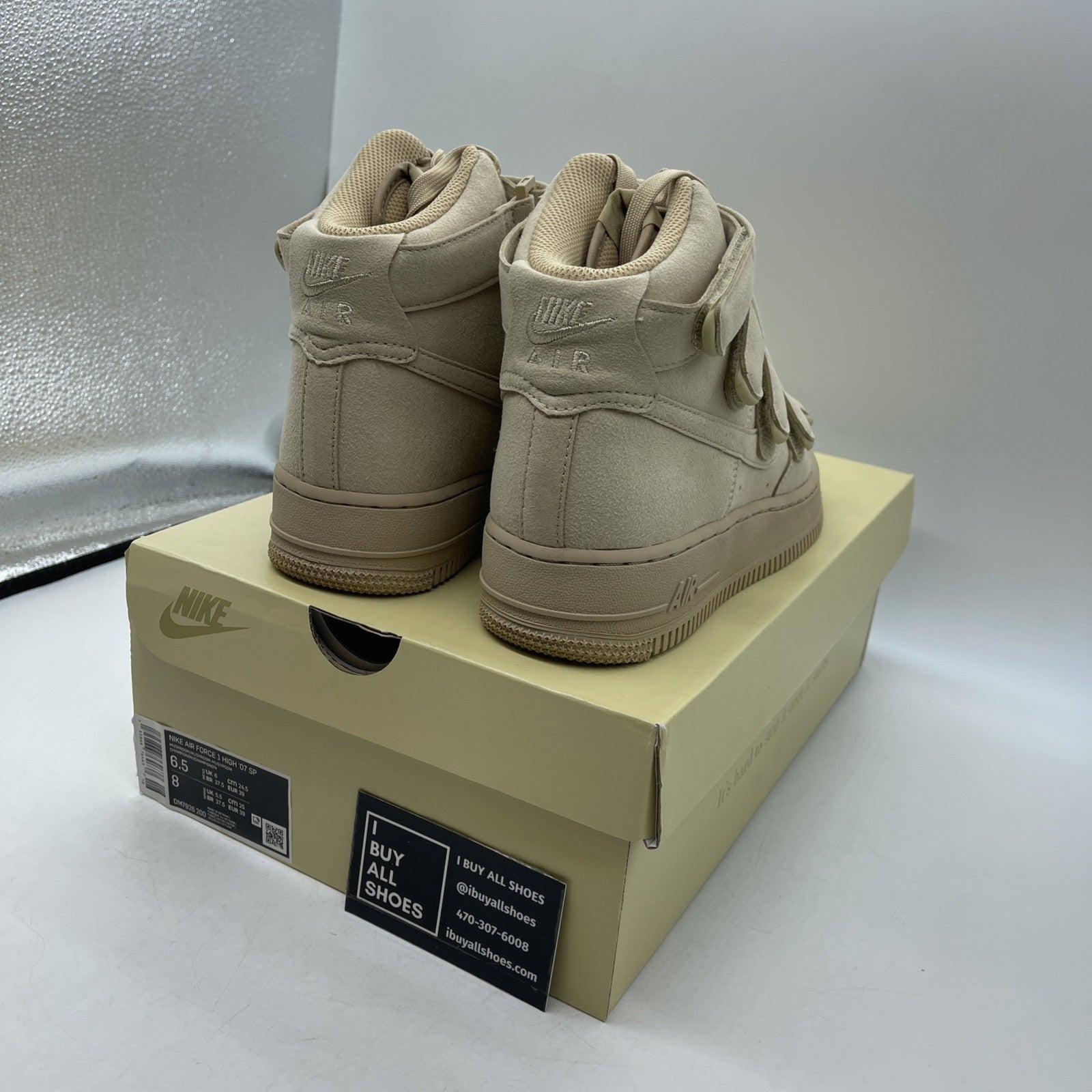 Size 6.5 - Nike Billie Eilish x Air Force 1 '07 SP High Mushroom (DM7926-200)