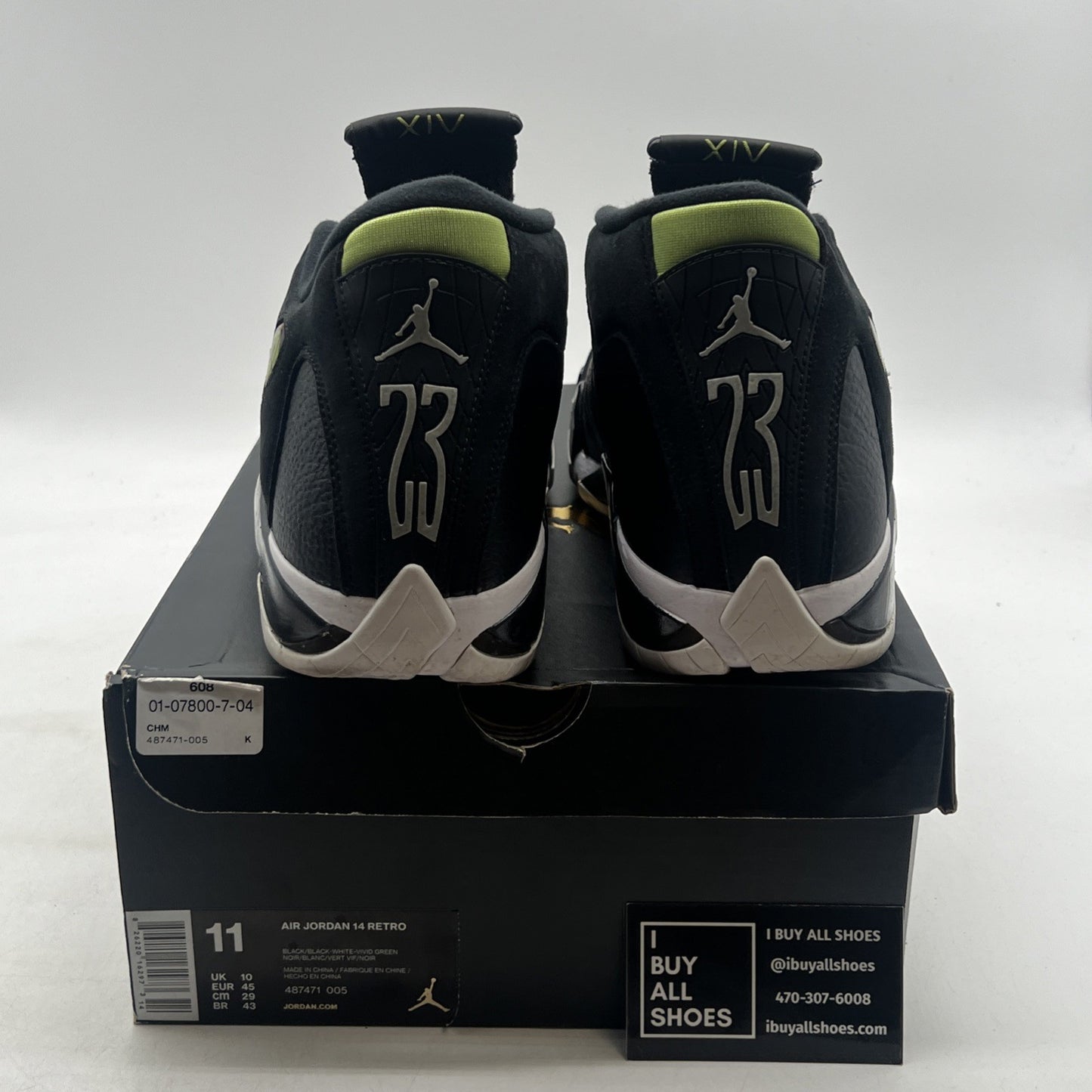Size 11 - Air Jordan 14 Retro 2016 Indiglo (487471-005)