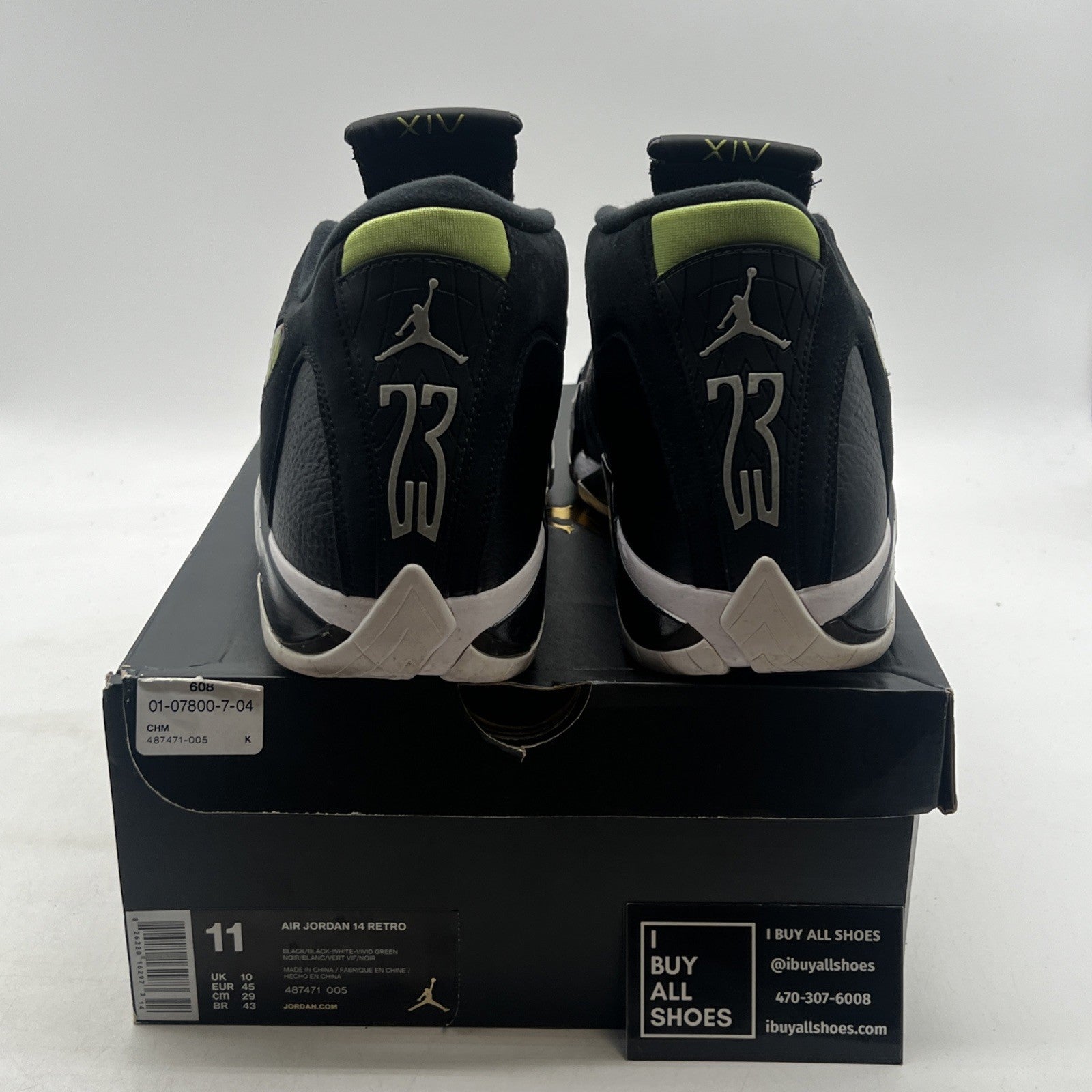 Size 11 - Air Jordan 14 Retro 2016 Indiglo (487471-005)