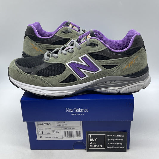 Size 11 - New Balance Teddy Santis x 990v3 Made In USA Olive Leaf (M990TC3)