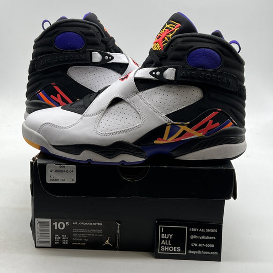 Size 10.5 - Air Jordan 8 Three-Peat (305381-142)