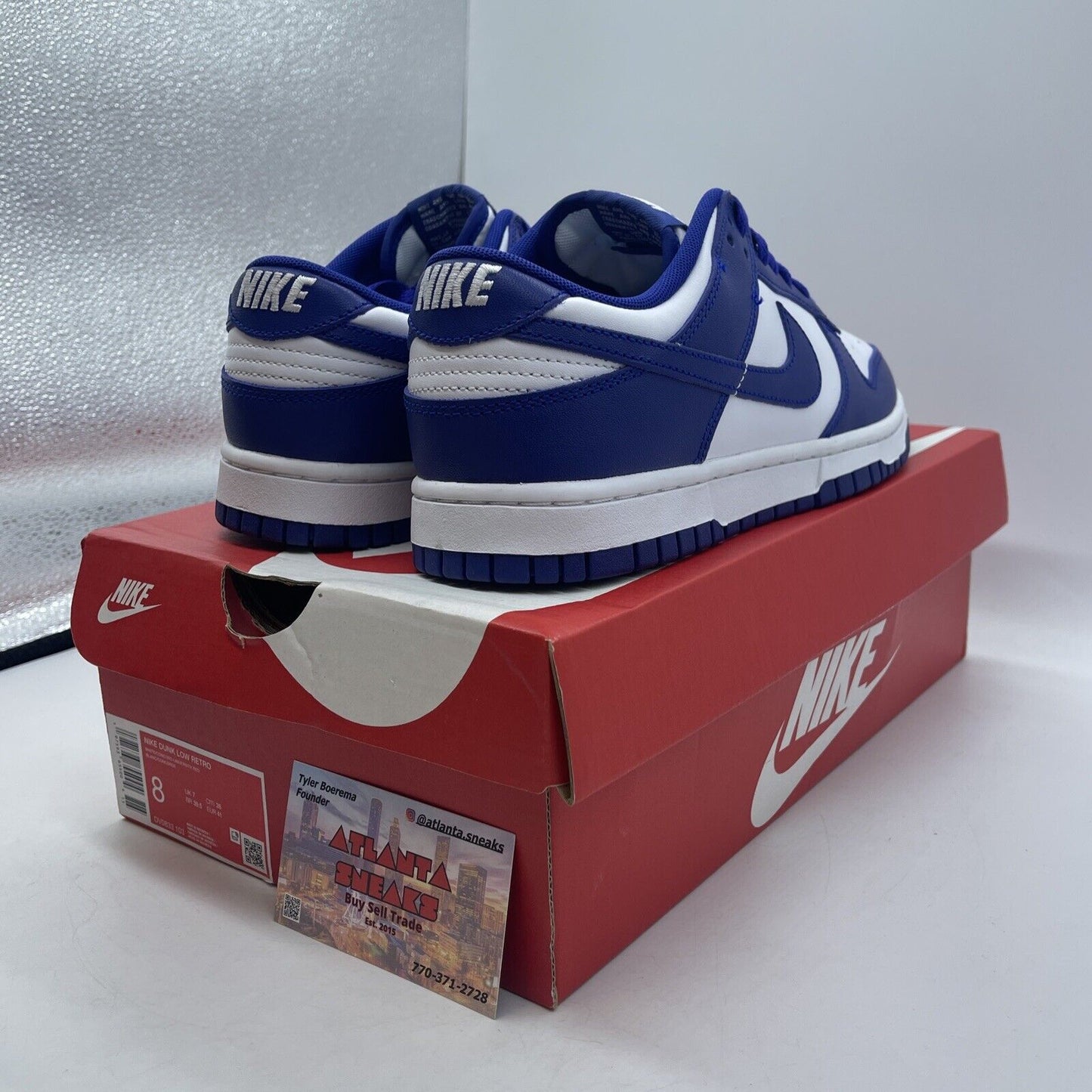 Size 8 - Nike Dunk Low Concord Blue White Leather (DV0833-103)