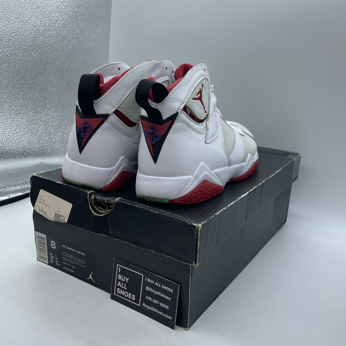 Size 8 - Air Jordan 7 Retro 2015 Hare (304775-125)