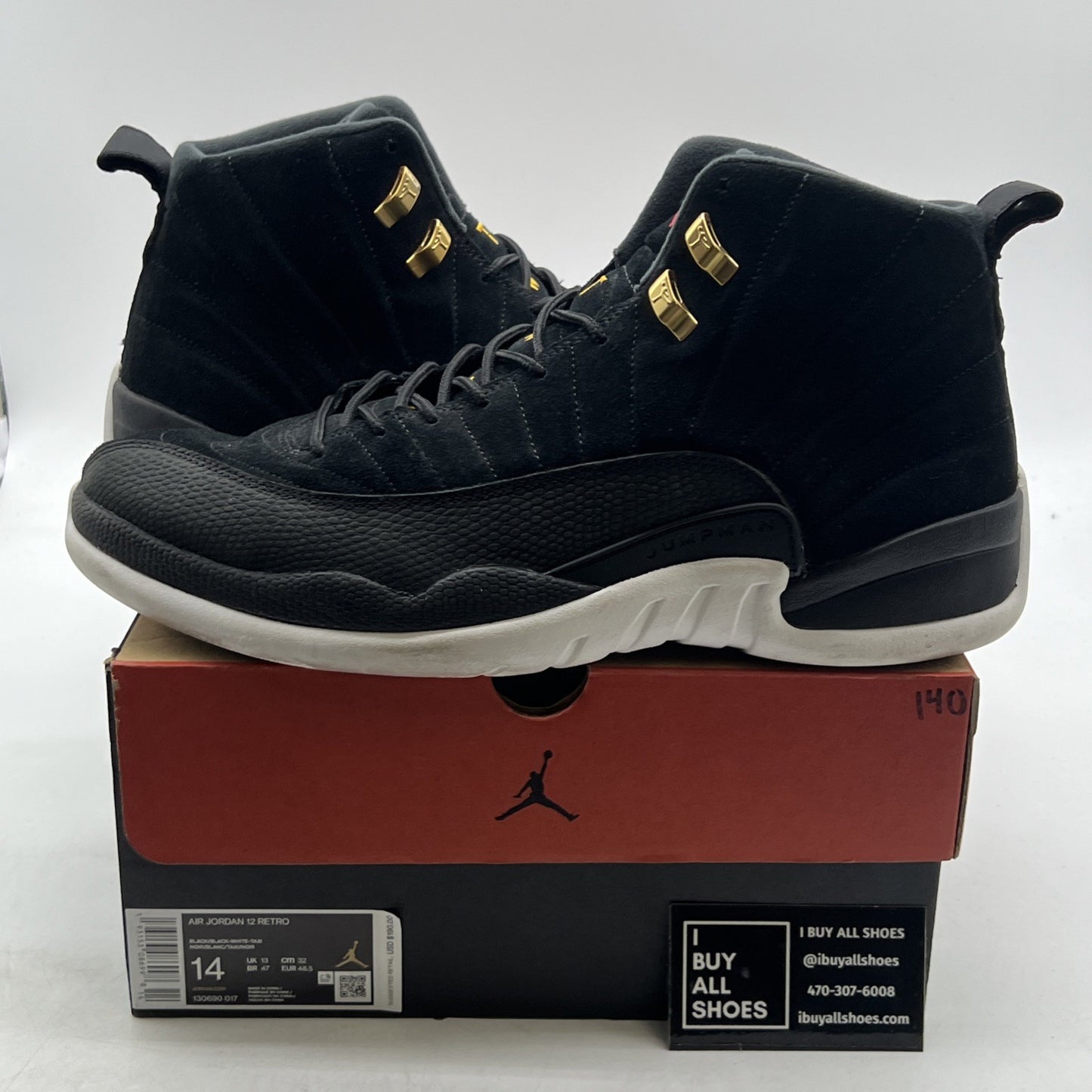 Size 14 - Air Jordan 12 Retro Reverse Taxi (130690-017)
