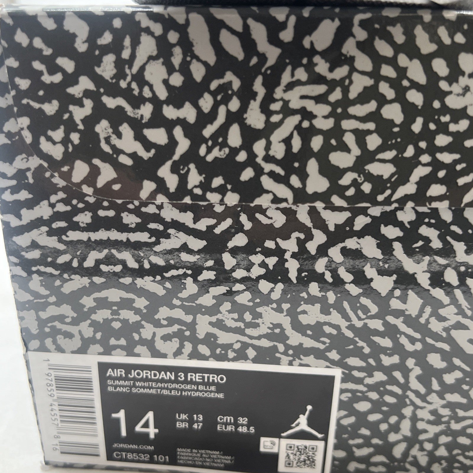 Size 14 - Air Jordan 3 Retro Lucky Shorts (CT8532-101)