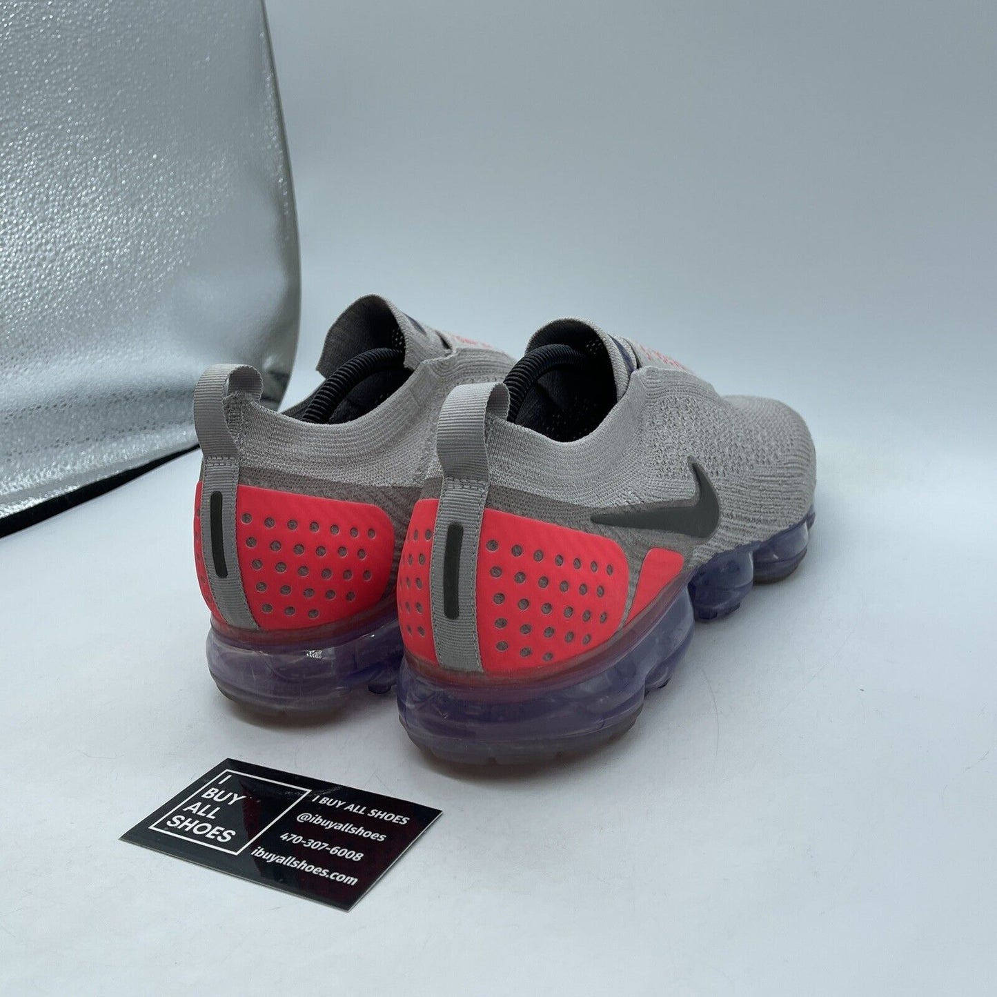 Size 11 - Nike Air VaporMax Moc 2 Moon Particle Grey Pink Suede (AH7006-201)