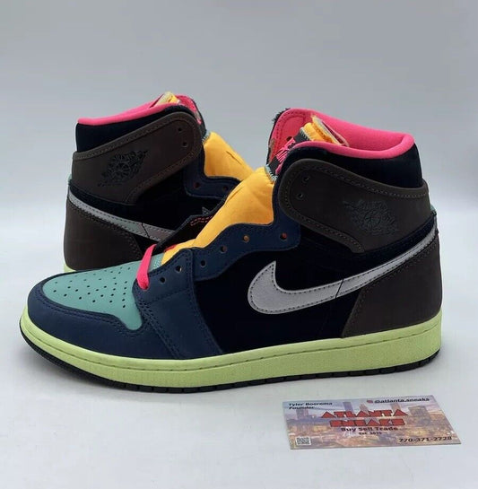 Size 8.5 - Jordan 1 Retro High Tokyo Bio Hack Black Brown Yellow (555088-201)