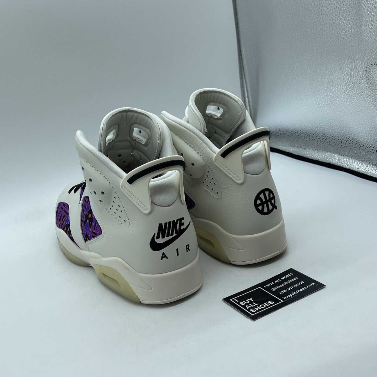Size 10.5 - Air Jordan 6 Retro Quai 54 Purple White Suede Leather (CZ4152-101)