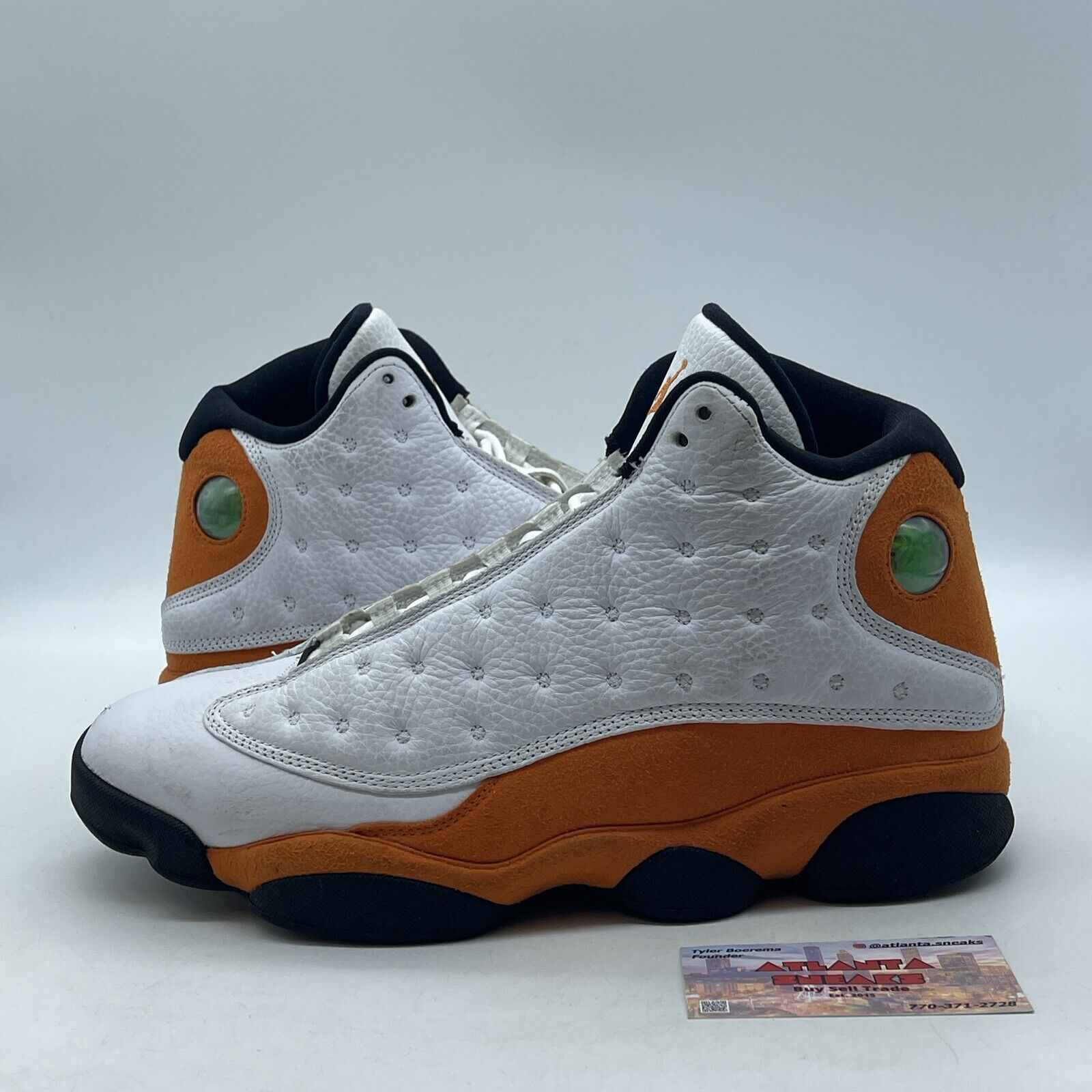 Size 10.5 - Air Jordan 13 Retro Starfish Orange White Black (414571-108)