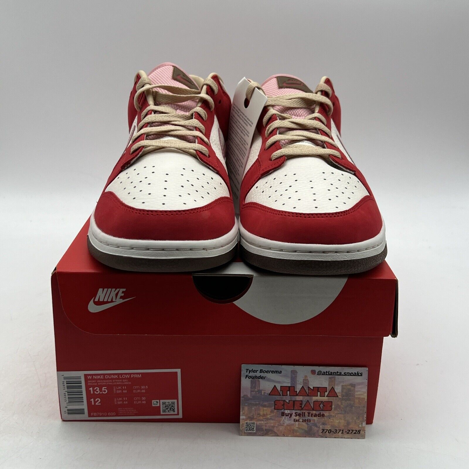 Size 13.5 - Nike Dunk Premium Low Bacon W (FB7910-600)