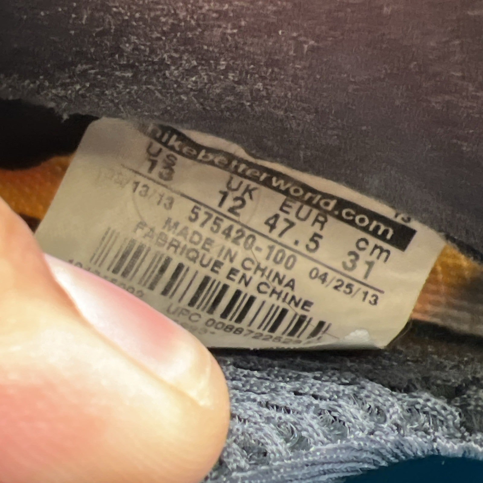 Size 13 - Nike Air Foamposite One PRM Weatherman (575420-100)