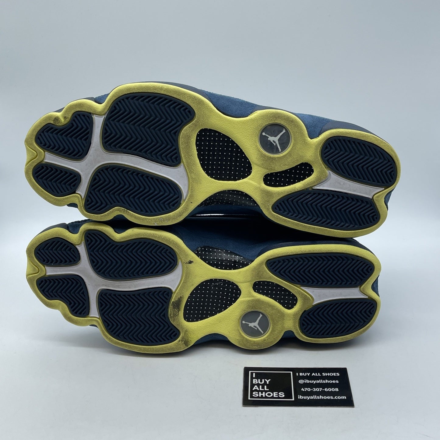 Size 13 - Air Jordan 13 Retro Squadron Blue Suede Leather (414571-405)