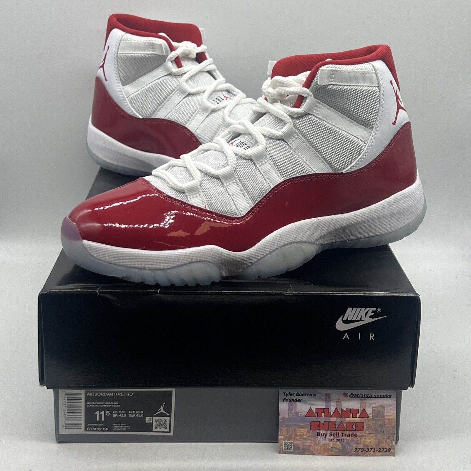 Size 11.5 - Jordan 11 Retro High Cherry Brand New Og All