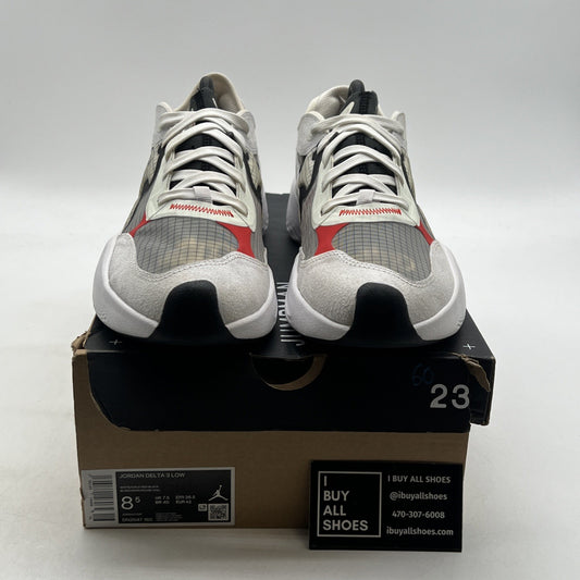 Size 8.5 - Jordan Delta 3 Low White Chile Red (DN2547-160)