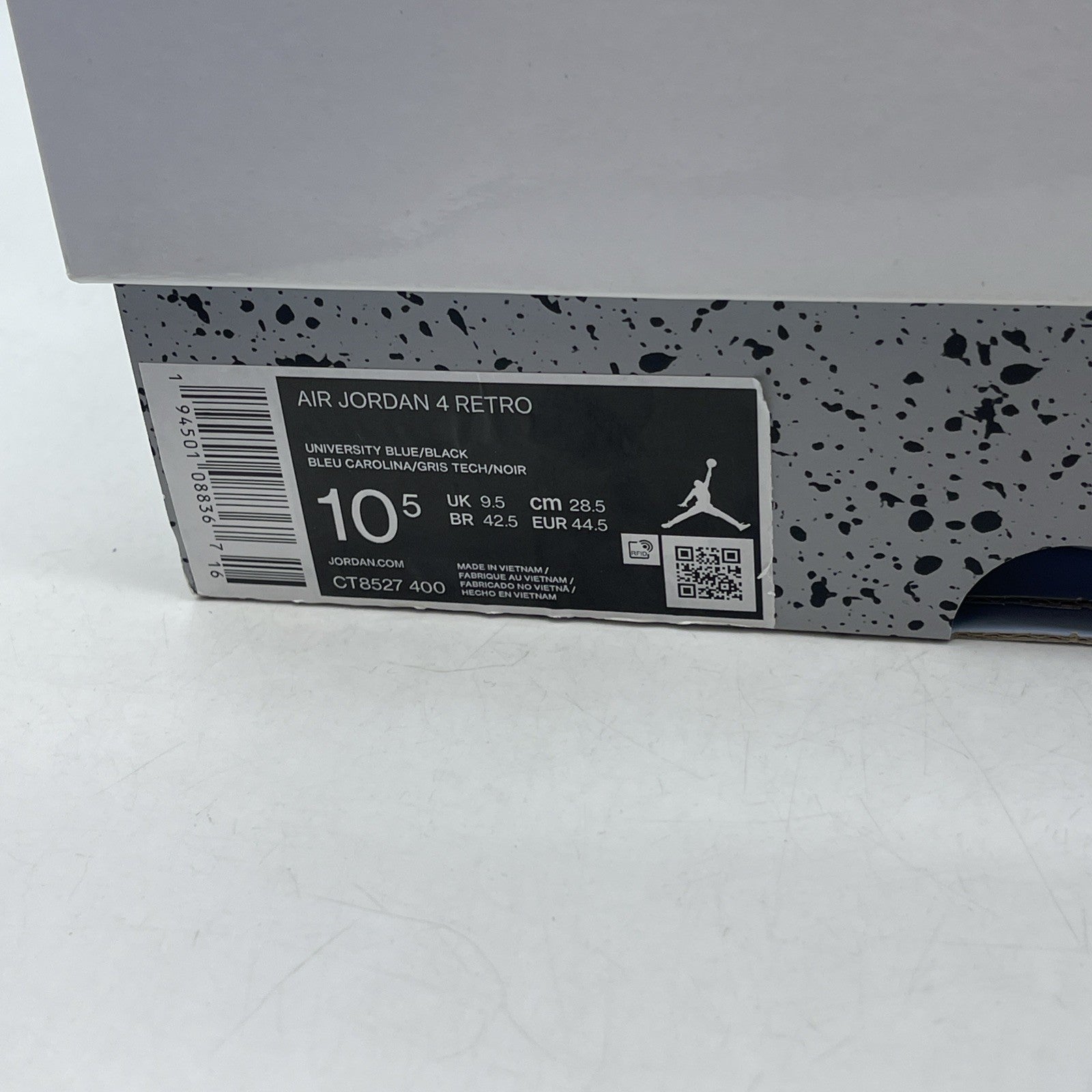 Size 10.5 - Air Jordan 4 Retro Mid University Blue (CT8527-400)