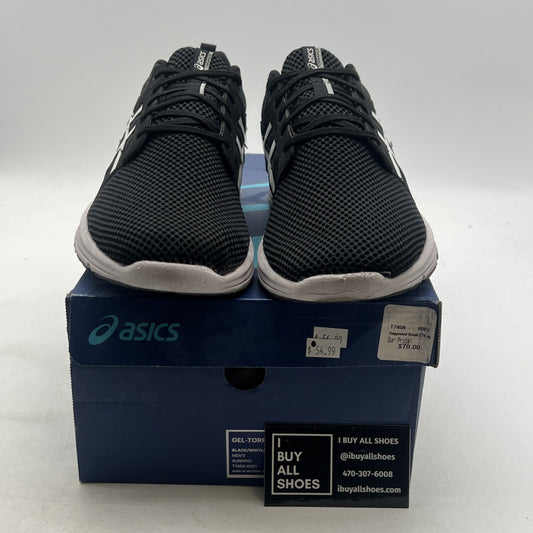 Size - 11.5 - Asics Mens Gel-Torrance Running Shoes Black White (T745N-9001)
