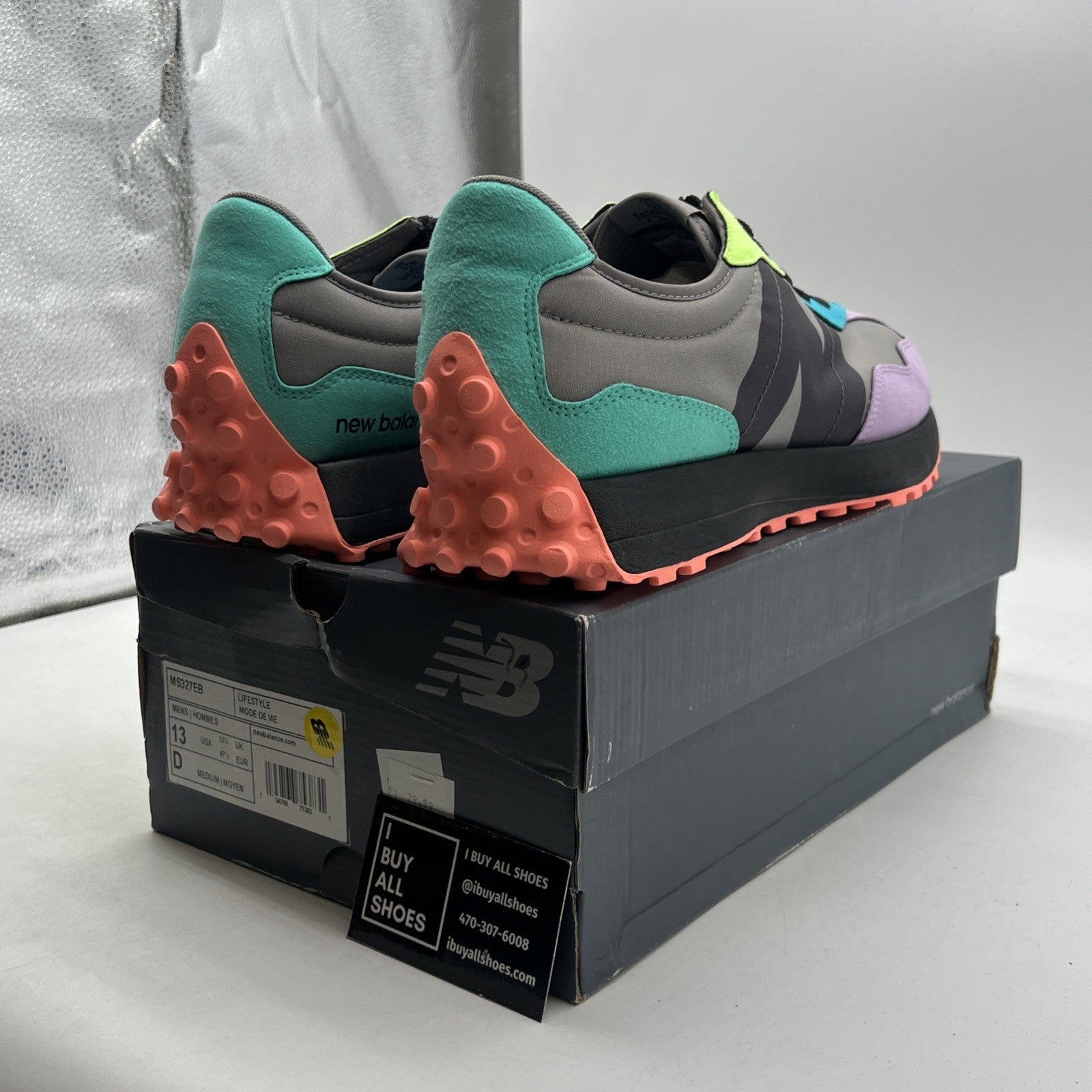 Size 13 - New Balance 327 Miami Nights (MS327EB)
