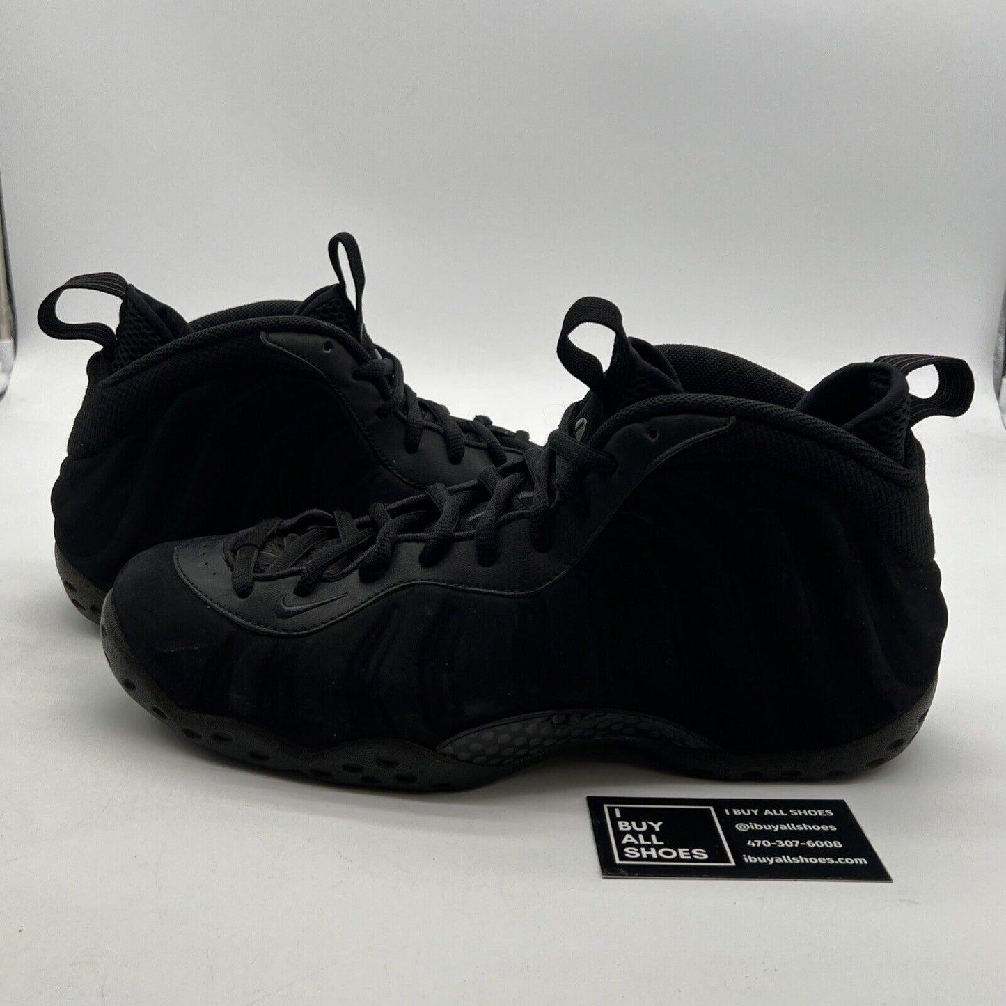 Size 11.5 - Nike Air Foamposite One Prm Triple Black (575420-006)
